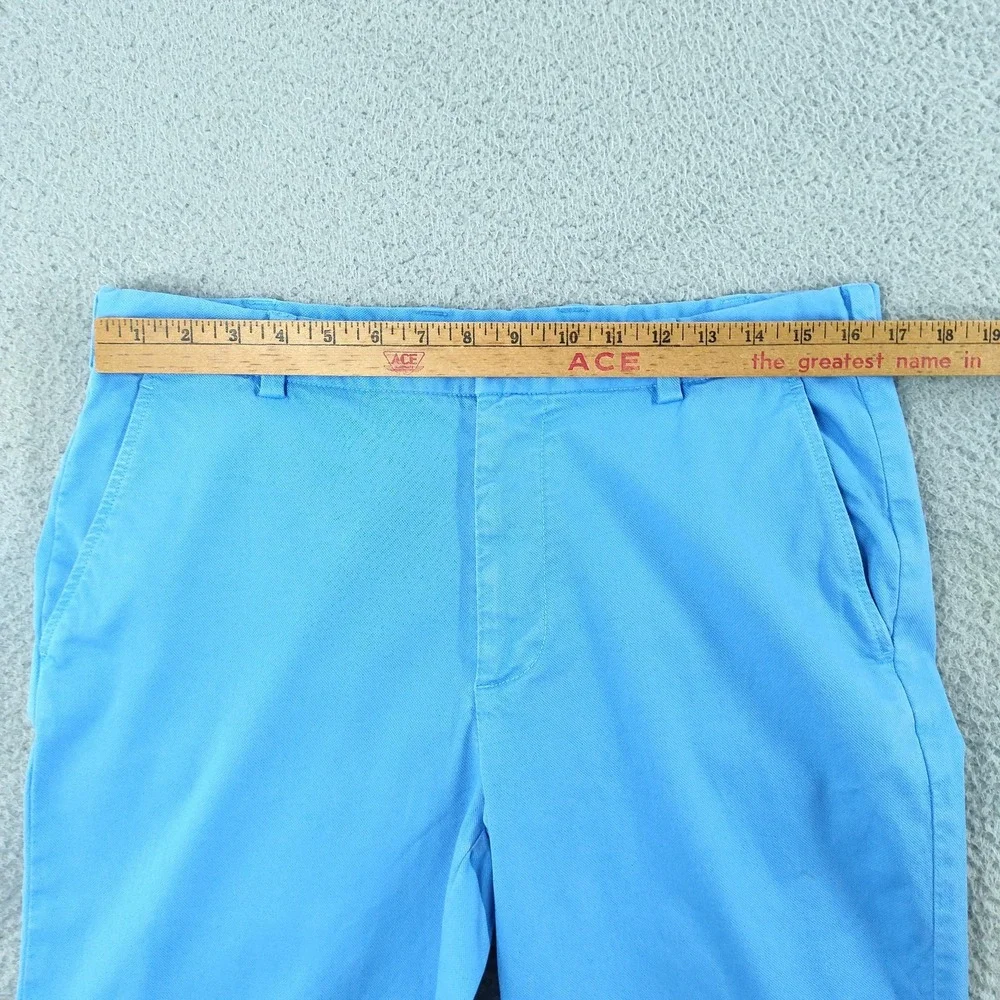 Brooks Brothers Pants Mens 34x32 Blue Clark Fit Stretch Chino Cotton Casual